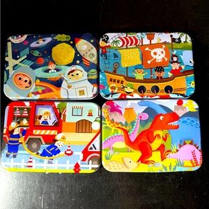 Kids Puzzles Four Sets